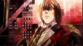 سکانس کشته شدن لایت در انیمه دفترچه مرگ