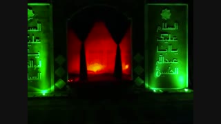 دکور محرم الحرام مسجد امام رضا(ع)شهرستان مهریز
