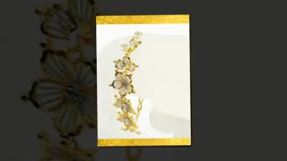 دستبند زنانه النگویی طرح طلا (فروشگاه بدلیجات زنانه و دخترانه)