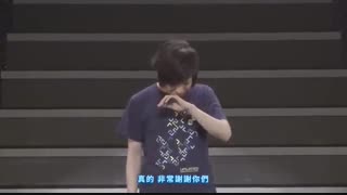 گریه شوتا در کنسرت unlimited و تشکرش از فن ها و منیجرش و همه کسایی ک ساپورتش کردنT_Tکاوایی چان