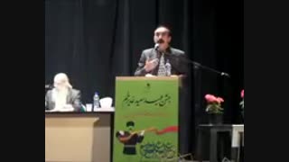 سخنرانی استاد مرتضی کیوان هاشمی در مورد جایگاه جهانی خیام دانشگاه هنر تهران  زمستان 1393