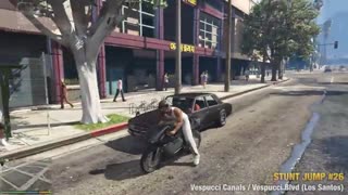 محل 50 Stunt Jumps بازی GTA V