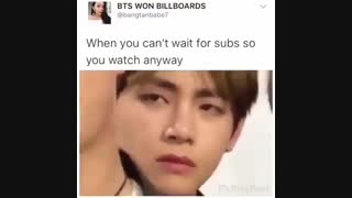 ری اکشن دیدنی و خیلی باحال وی موقع سخنرانی رپمان به انگلیسی ^_^