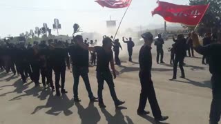 دسته زنجیر زنی - 10 محرم 96 - روستای خم پیچ