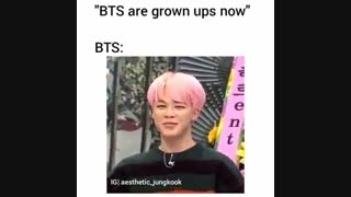 وقتی ما مثلا خیر سرمون فک میکنیم پسرای بی تی اس دیگه بزرگ شدن^^ *_*